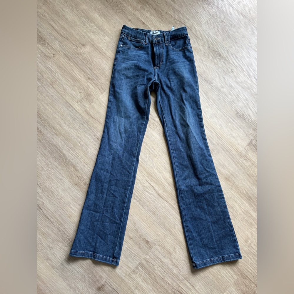 Classic Women's Dark Blue Straight-Leg Jeans